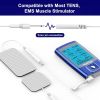 TENS Unit Replacement Pads, NURSAL Reusable TENS Electrode Pads 2x2 20pcs with Upgraded Self-Stick Performance for Electrotherapy