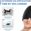 Migraine Relief Hat Gel Hot Cold Therapy Ice cap 360¬∞ Pain Mask Gel Release Pressure Head Massager Relax Pain Pack Eye Masks with Free Gift