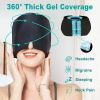 Migraine Relief Hat Gel Hot Cold Therapy Ice cap 360¬∞ Pain Mask Gel Release Pressure Head Massager Relax Pain Pack Eye Masks with Free Gift