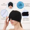 Migraine Relief Hat Gel Hot Cold Therapy Ice cap 360¬∞ Pain Mask Gel Release Pressure Head Massager Relax Pain Pack Eye Masks with Free Gift