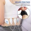 TENS/EMS Unit Replacement Pads NURSAL 20 Pack 3.5mm Snap Electrode Pads for Electrotherapy (Not Fit NURSAL Blue Tens) Reuse More Than 30 Times