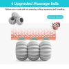 Neck Roller Massager 360¬∫ Rotatable Trigger Point Roller Portable Massager with 6 Balls for Neck Leg Thigh Foot Pain Relief